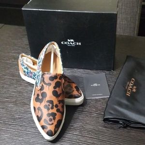 COACH Wild Beast Nappa Sneakers. Size 9M